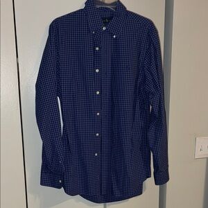 Men's Blue Checkered Shirt